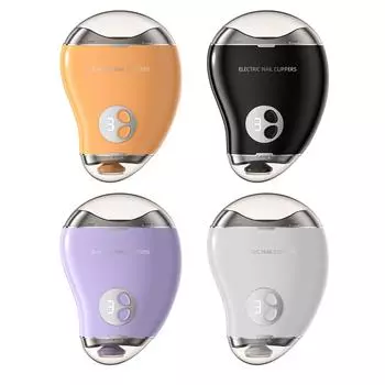 2in1 Electric Polishing Automatic Nail Clippers,3 Adjustable Speed Automatic Nail Trimmers Adult Elderly Child Nail Clippers (Orange) One Size чёрный