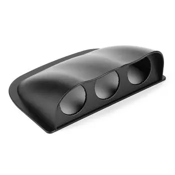 2in Triple Dash Gauge Pod 3 Hole Dashboard Meter Mount Bracket Universal Auto AccessoryBlack чёрный
