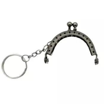 2Inch Bag Kiss Clasp Lock Retro Metal Purse Frame Arch Shape Coin Bag Clasp Purse Frame Kiss Clasp for DIY чёрный