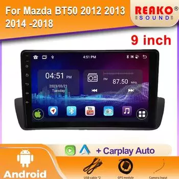 2K IPS Android автомобильное радио для Mazda BT50 2012 2013 2014 -2018 мультимедийный видеоплеер 4G GPS Carplay Autoradio Stereo 4 core 1GB+32GB carplay