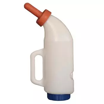 2L/4L Calf Milk Bottle Hand Rearing Poddy Teat Weaning Feeder Milking Farm B 4L