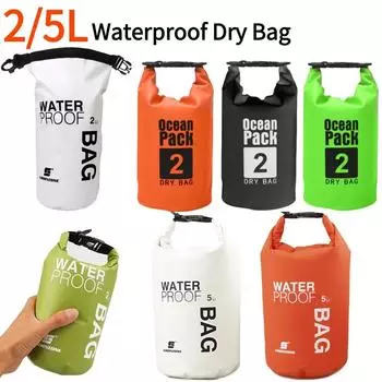 2L/5L Drifting PVC Mesh Bags Lightweight Waterproof Phone Pouch Floating Boating Kayaking Camping Bags for Outdoor Water Bag