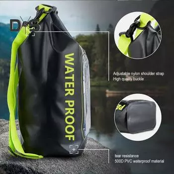 2L/5L водонепроницаемый чехол для телефона большой емкости сухая сумка для плавания поясная сумка для сотовых телефонов солнцезащитные очки солнцезащитный крем хранение пляж каякинг M армия зеленый