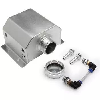 2л алюминиевые автомобильные расширительные баки для перелива охлаждающей жидкости, маслоуловители, резервуары, универсальное масло 1L чёрный