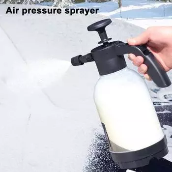 2л автомобильный пенный распылитель большой емкости с защитой от протечек, пенная пушка высокого давления, насос-распылитель с набором насадок чистый