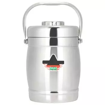 2л бочкообразный ланч-бокс с вакуумной изоляцией Bento Box пищевой контейнер для путешествий кемпинга пикника