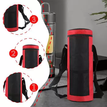 2L Insulated Water Bottle Carrier Bag with Sleeve, Ideal for Hiking, Gym, And Walking. красный