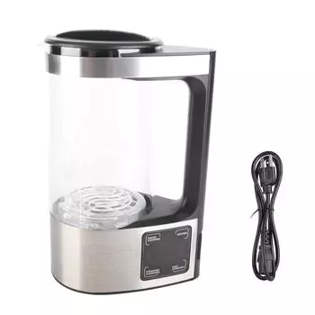 2L Водородная машина для обогащения воды 220W SPE PEM Technolog Постоянная температура нагрева водорода US Plug