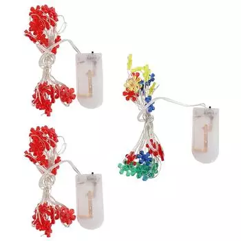 2M 20 LED Copper Wire Battery Powered String Fairy Lamp Xmas Wedding Decor Part Warm White