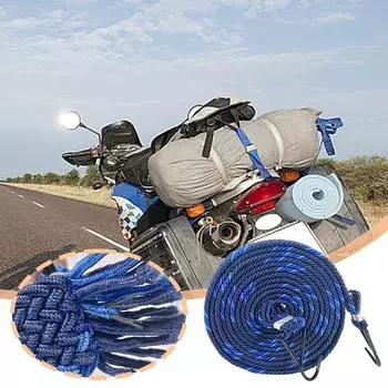 2M/4M Bungee Cords with Hooks Motorcycle Bicycle Elastic Luggage Rope Cord Strong Elastic Bikes Rope Tie Luggage Roof Rack Strap