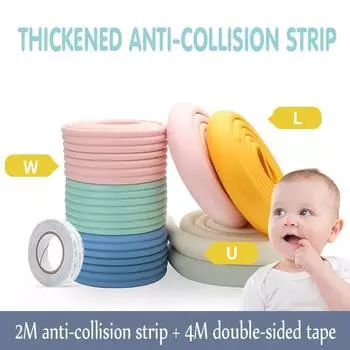 2M Baby Safety Corner Protector For Kids Home Furniture Corners Angle Protection Child Safety Table Corner Protector Soft Tape