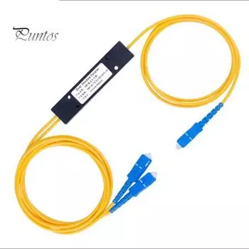 2м Ftth SC UPC 1X2 PLC Оптическая муфта Splitter FBT одномодового волокна