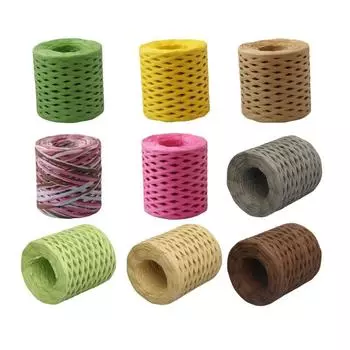2m/Roll Wrapping Rope Twine Rope String Twine String for Bouquet Decoration ярко-розовый