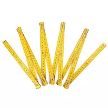 2M складная линейка деревянная плотницкая измерительная линейка дюймовая метрическая двухсторонняя шкала деревянная линейка метр мера для обучения черчению