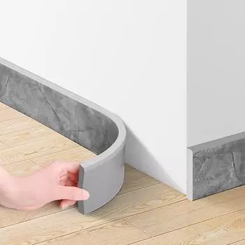 2M водонепроницаемый самоклеящийся плинтус линия 3D настенная наклейка утолщенный антиколлизионный декор плинтус настенный бордюр детский уголок линия 200x8cm