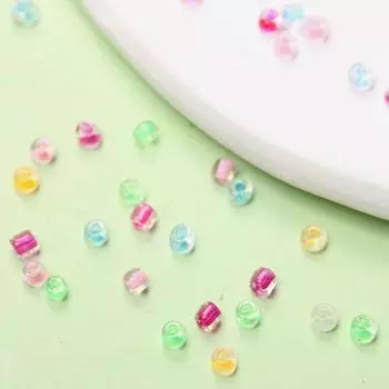 2 мм/3 мм/4 мм Изготовление ювелирных изделий 10 г/пакет окрашенный стеклянный бисер россыпью для самостоятельного изготовления ожерелья браслета кулона 2mm 500Pcs фиолетовый