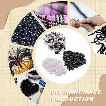 2 мм равномерно покрытый круглый разделитель стеклянные бусины для DIY Charm Craft ювелирные изделия изготовление L чёрный