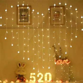 2Mx1.5M оконная занавеска гирлянда с сердцем бабочка фото клип украшение рождественская гирлянда для валентинки свадебный декор 220V EU UK AU Plug