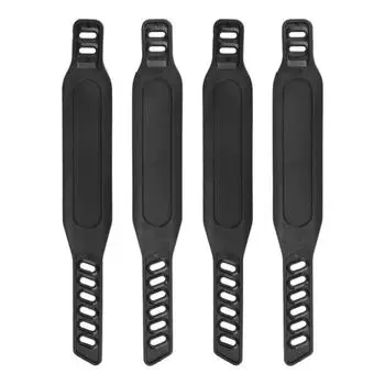 2Pairs Adjustable Exercise Bike Pedal Straps Universal Toe Pedal Straps Belts Spinning Bicycle 2 Pairs