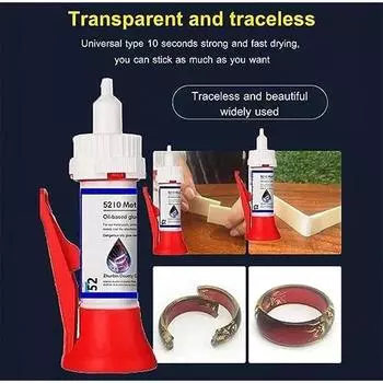 2PC 50ml Universal Sealer Welding Oily Liquid Welding Repair Glue Adhesive Powerful Filler For Metal Leather Porcelain Supply