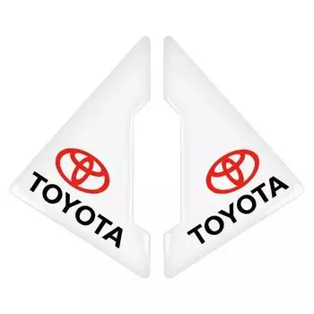 2Pc Car Door Corner Cover Anti-Scratch Protection Sticker Styling For Toyota Yaris Hilux Corolla Prius Avensis Emblem Auris Rav4