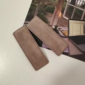 2pc Classic Solid color simple Retro Velvet Solid BB Hair Side Clips Hairpin for Women Girls Hair Accessories Ornament