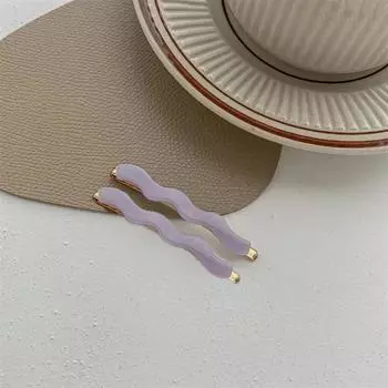 2PC Colorful Metal Acetate Hair Clips Assorted Vintage Hairpin Hairgrips for Girls Women Kids Childs Crab Hair Accessories