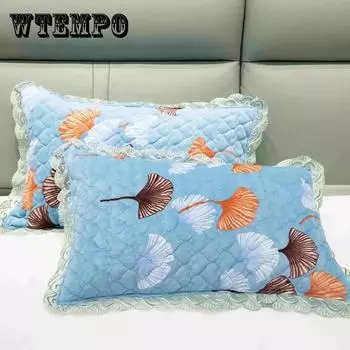 2PC Crystal Velvet Термонаволочка Двойная Мягкая, Приятная Для Кожи Термонаволочка