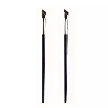 2Pc Karsyngirl Upgrade Blade Eyeliner Brush Ultra Thin Fine Angle Flat Eyebrow Brush Under The Eyes Place Precise Detail Brush