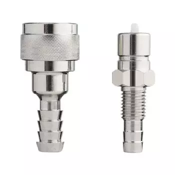 2PC разъем топливной линии мужской женский 3B2-70260-1 3B2-70250-1 Топливный разъем двигателя для подвесного морского двигателя Tohatsu Аксессуары серебряный