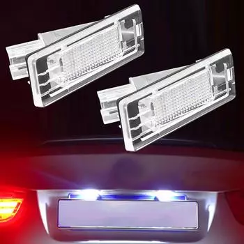 2PC светодиодный фонарь номерного знака, светодиодная лампа для улавливания флюенса для Dacia Duster