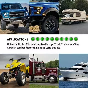 2PCS 12V/24V 3LED 3/4 Round Trailer Side Marker Lights Yellow White Red For Trucks Clearance Lights Truck Turn Signal Lamp 2PCS синий