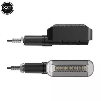 2pcs 12V Motorcycle Daytime Running Lights Water Warning Lights LED Turn Signals Motorcycle Modify Accessories белый