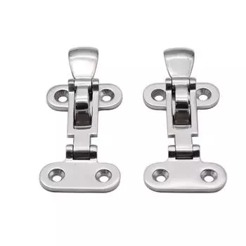 2 шт. 316 нержавеющая сталь зажим засов палубный замок морской лодочный палубный шкафчик вниз анти-скрип защелка крепеж фурнитура яхтенные аксессуары