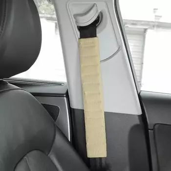 2 шт. 33 см чехлы на ремни безопасности автомобиля бархатные наплечные мягкие плюшевые чехлы на ремни для взрослых и детей нескользящие ремни для рюкзака аксессуары чёрный