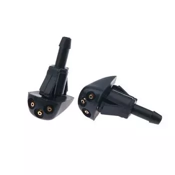 2Pcs 3Holes Car Windshield Wiper Washer Spray Nozzle Universal Car Windshield Washer Nozzles Wiper Water Spray Jet Auto Accessor