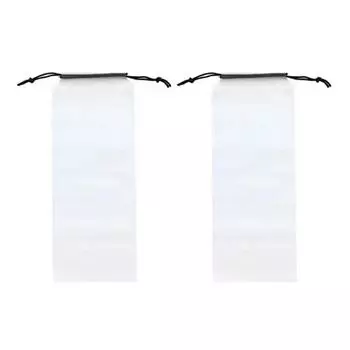 2Pcs/4Pcs Umbrella Waterproof Drawstring Pocket Umbrella Clear Storage Bag 2PCS