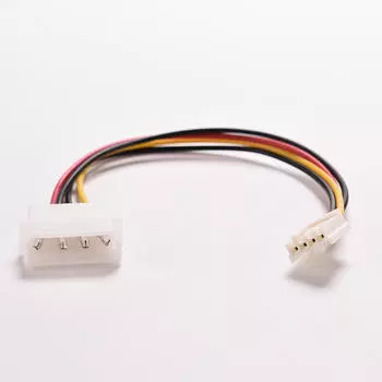 2Pcs 4Pin Ide Ata Power Supply To Floppy Drives Adapter Cable Computer Pc