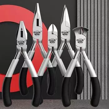 2pcs 5 Inch Diagonal Pliers Handcraft Wire Cutting Pliers Insulated Pliers for DIY Small Jewelry style 4