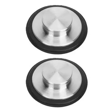 2 шт., 8 см, заглушки для раковины, предотвращают попадание остатков пищи, сливная крышка раковины из нержавеющей стали для салона красоты и кухни