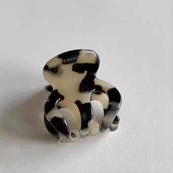 2PCS Acetate Tortoiseshell Small Hair Claw Clips Women Girls Mini Sweet Crab Hair Clamps Barrettes Hair Accessories Set Fashion