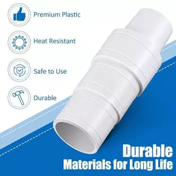 2PCS адаптер для шланга пылесоса для бассейна к фильтрующему насосу P07082 ABS разъем для шланга пылесоса для бассейна Game4558 для Polygroup