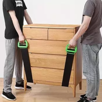 2 шт. регулируемых подъемных ремней для перемещения - ремни для перемещения мебели, ящиков, матрасов, строительных материалов и тяжелых грузов, выдерживает до 600 фунтов 2pcs