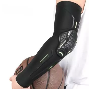 2 шт. баскетбольные налокотники, компрессионные волейбольные рукава, защита для фитнеса, спортивные тренировочные нарукавники M