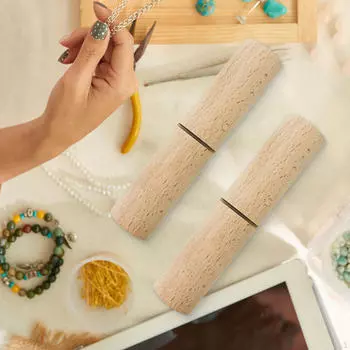 2Pcs Bead Stringing Fastener Wristlets Keychains Making DIY Accessories Easy to Use