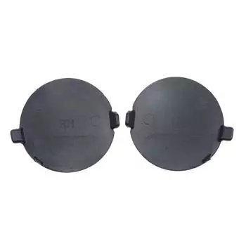 2PCS Black Abs Rear Bumper Tow Hook Cover Cap Decoration for Mazda 3 2014-2016