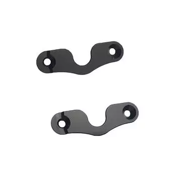 2pcs black sun visor clips for jeep 2018 and newer jk jl jt gladiator wrangler jk