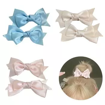 2 шт. заколка для волос в форме банта, свадебная фотография, кемпинг, заколка для невесты, девушки, весенние пикники, фотосъемка, заколка для волос чёрный