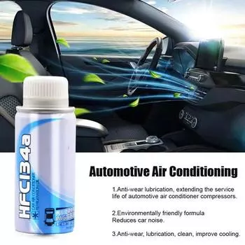 2pcs Car Air Conditioning Compressor Refrigeration Antiwear Noise Lubrication Refrigeranr Clean Truck Reduce Oil Air Condit T5U0