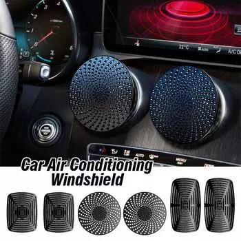 2pcs Car Air Conditioning Ventilation Cover Universal Anti-Direct Blowing Wind Baffle Outlet Panel Cover Car Accessories